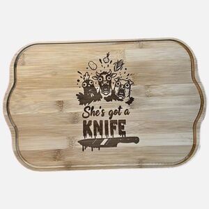 New Laser engraved unique cutting board